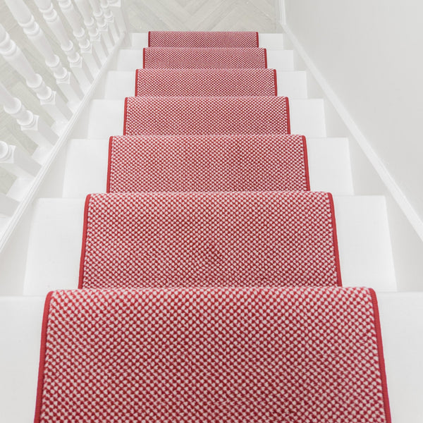 Hazy Red Stair Runner