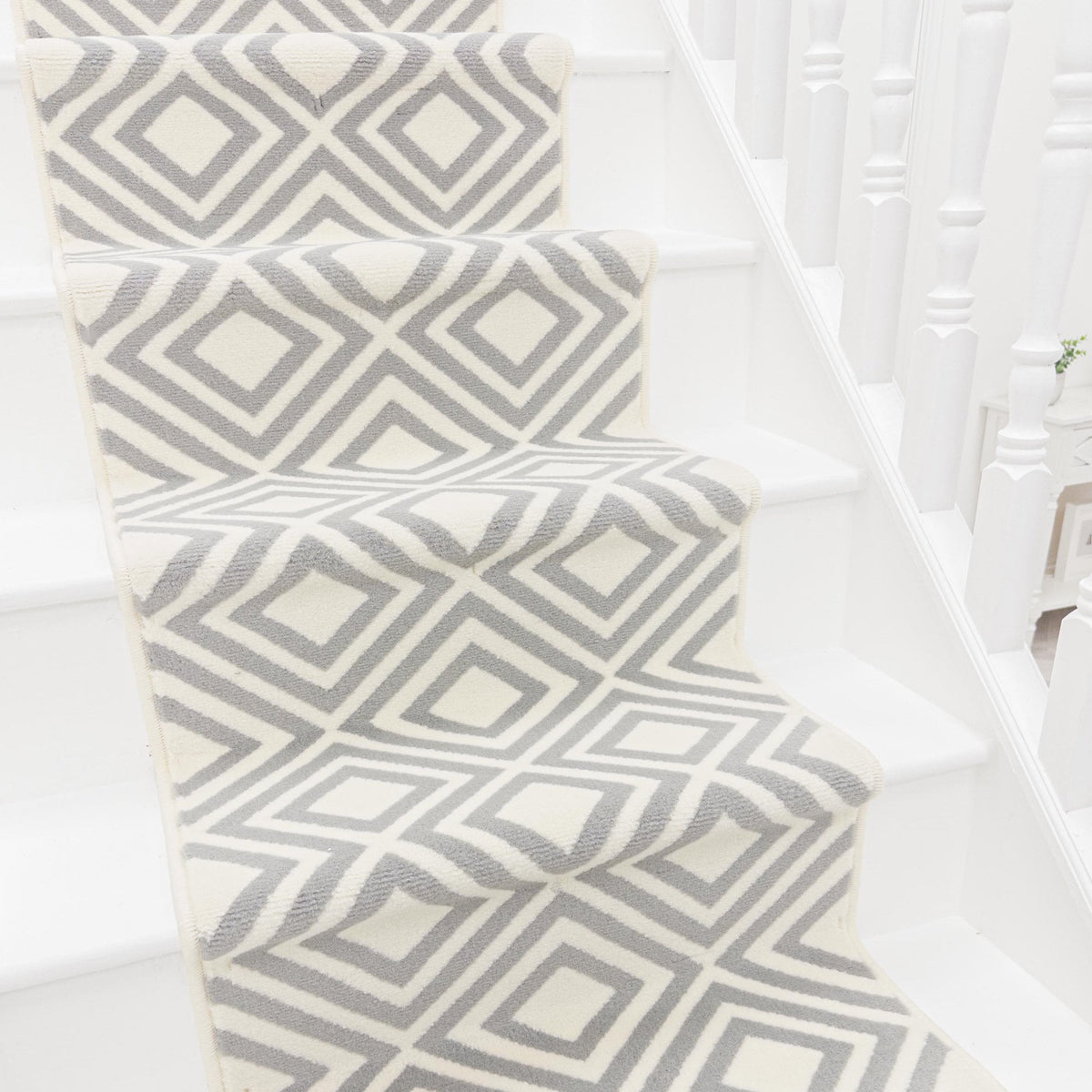 Kilim Grey Stair Runner