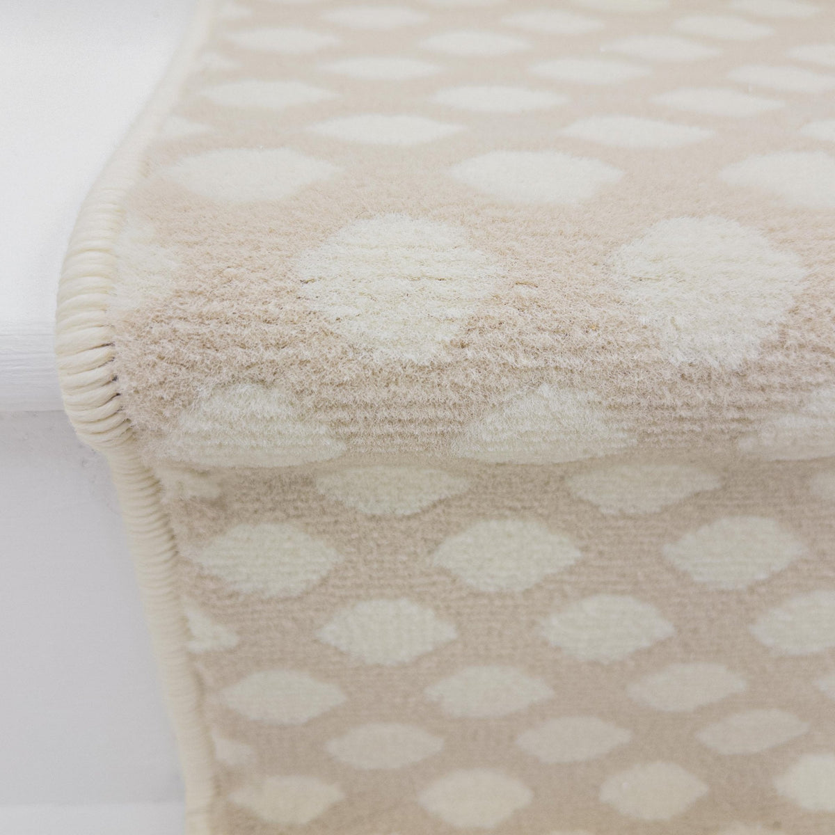 Honeycomb Beige Stair Runner