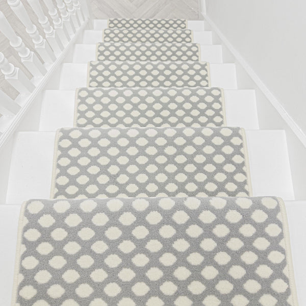 Honeycomb Grey Stair Runner