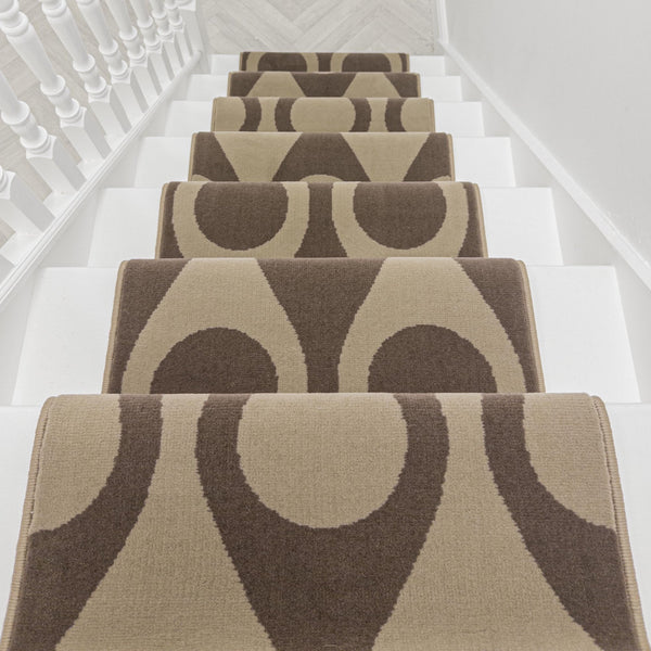 Pop Brown Stair Runner