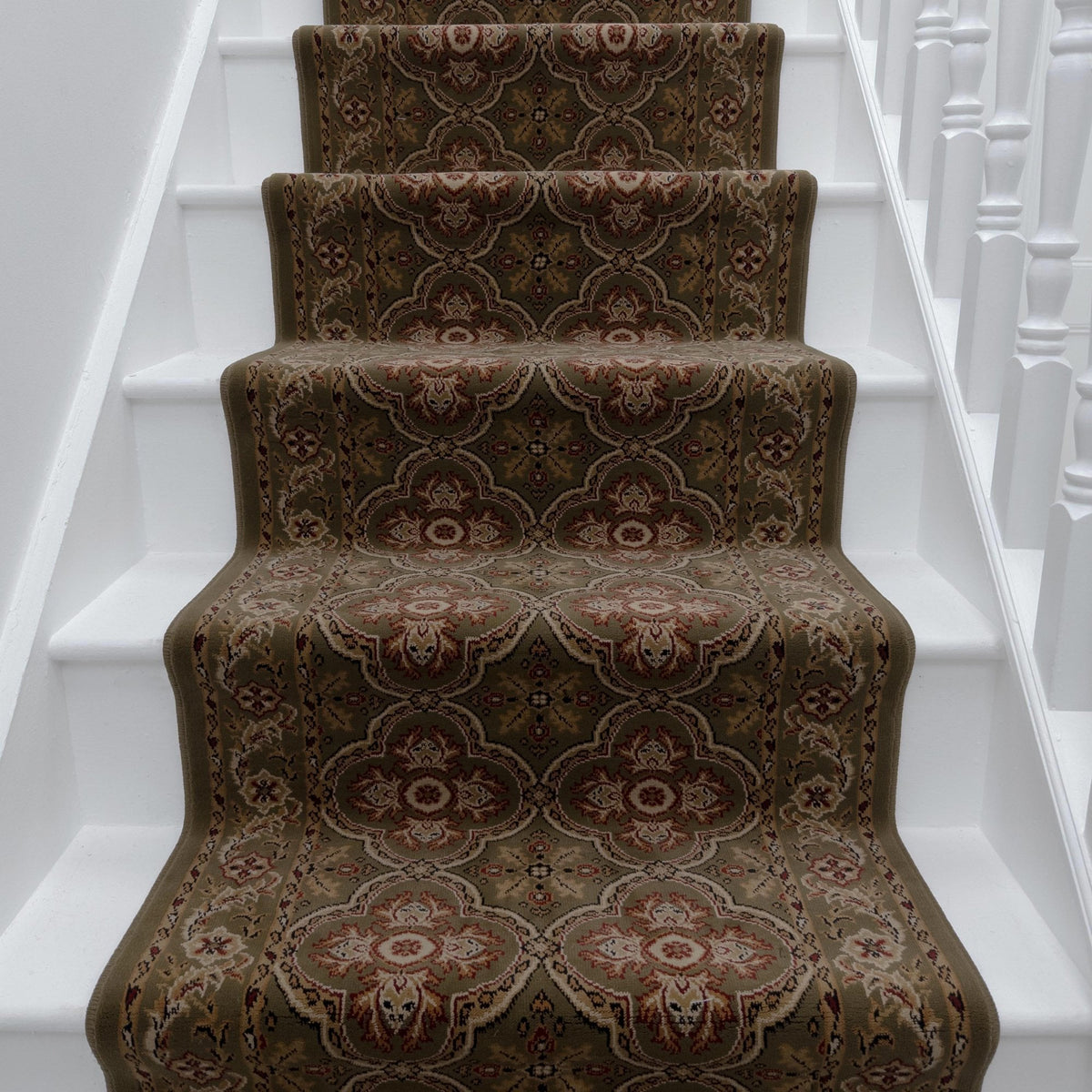 Dynasty Green Chou Stair Runner