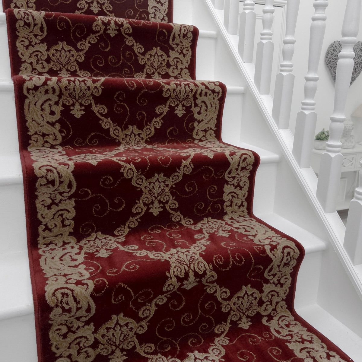 Elegance Cerise Stair Runner