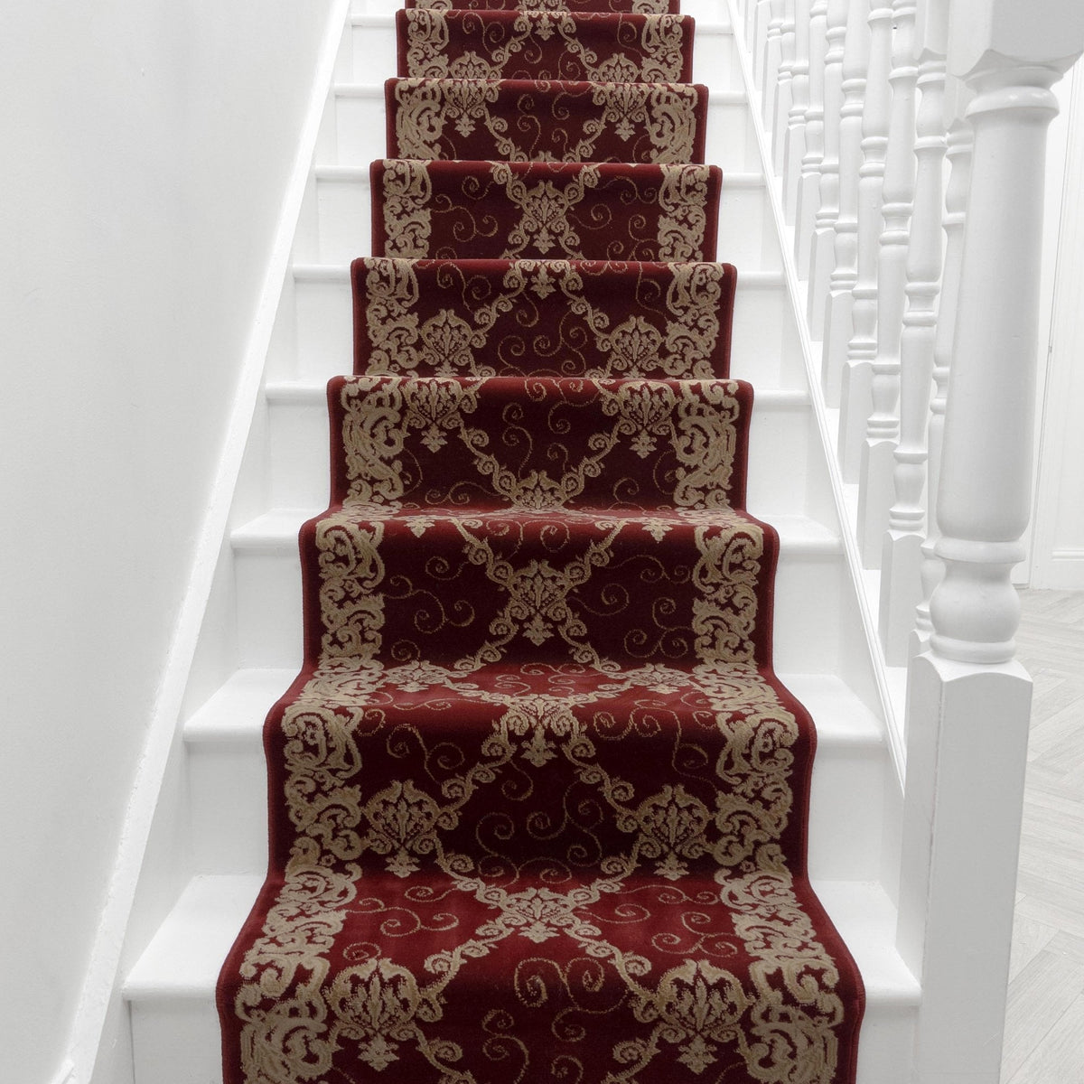 Elegance Cerise Stair Runner
