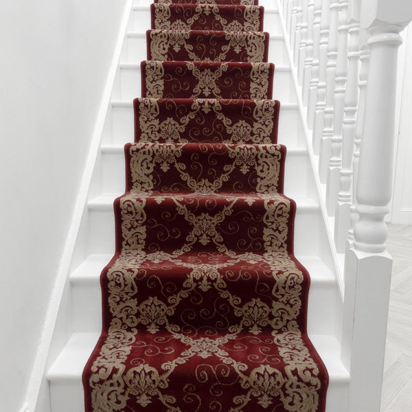 Elegance Cerise Stair Runner