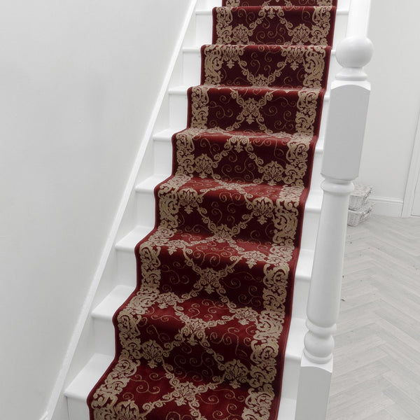 Elegance Cerise Stair Runner