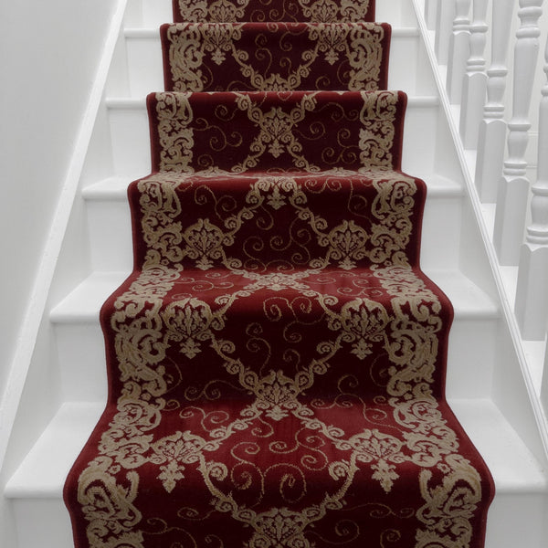 Elegance Cerise Stair Runner