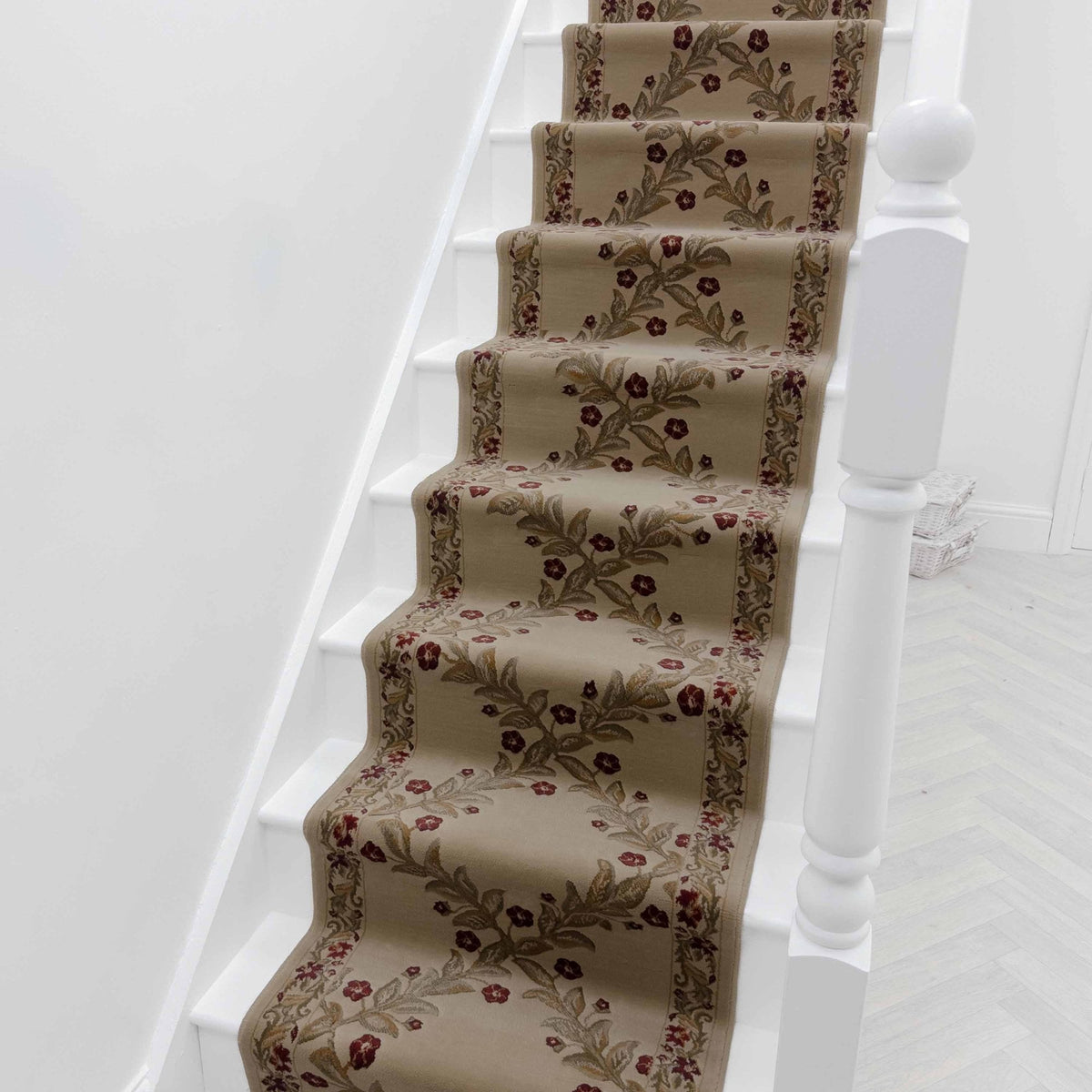 Incredible Antique Chiffon Stair Runner