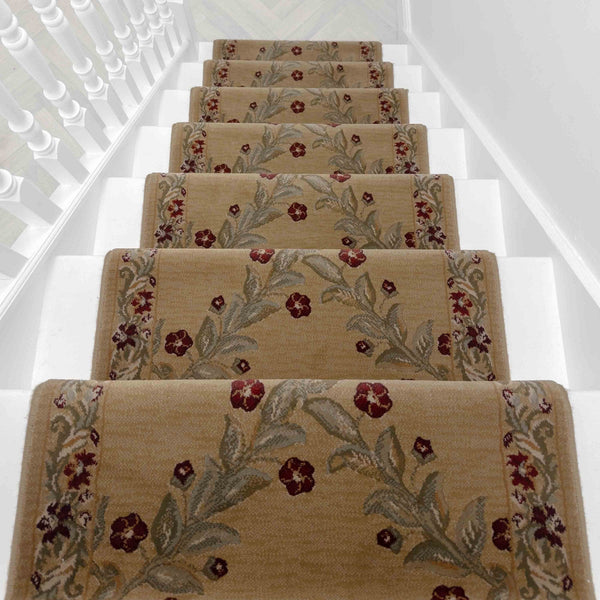 Incredible Quiet Gold Stair Runner