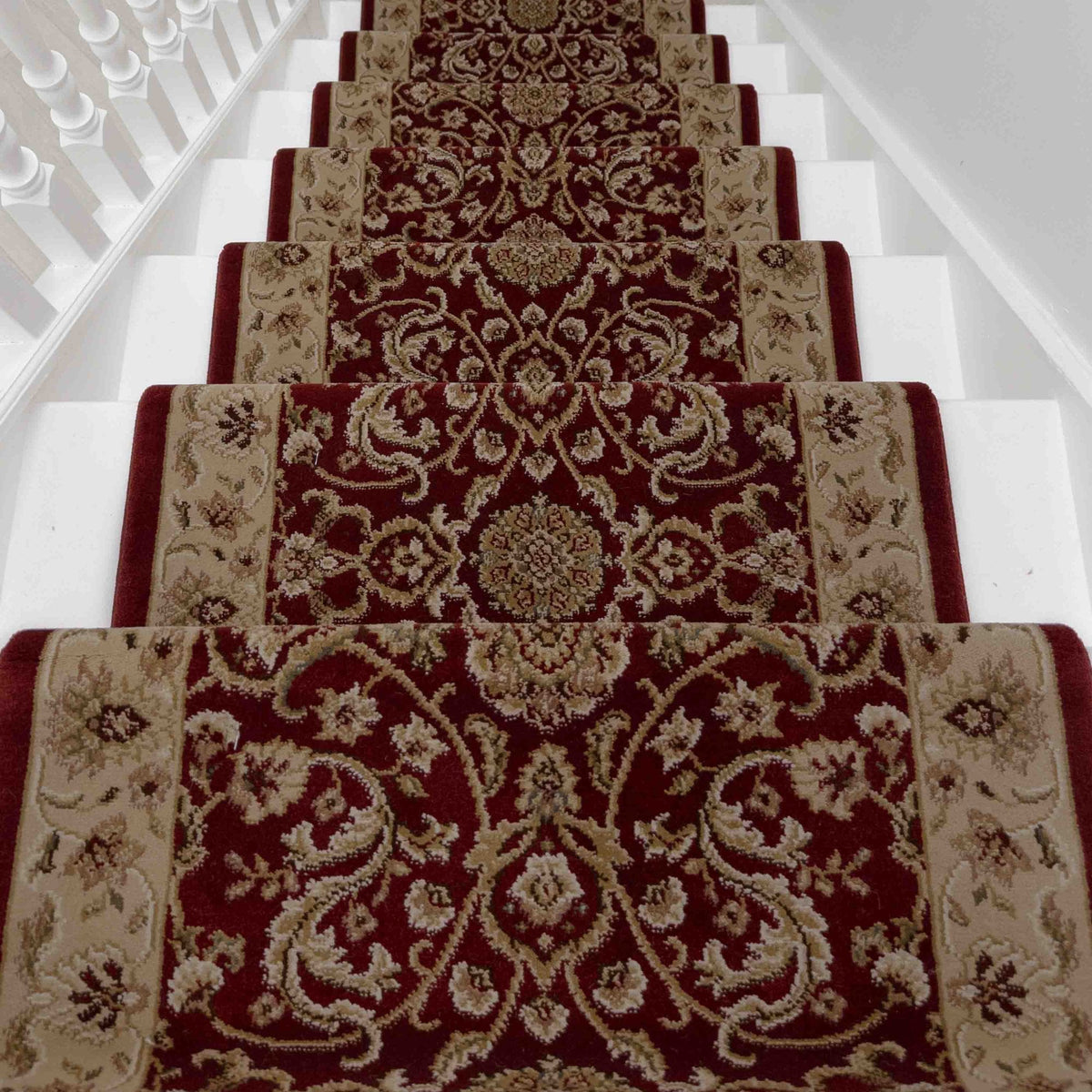Regalia Burgundy Lace Stair Runner
