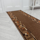 Bombay D. Brown Hall Runner - 30cm / 66cm