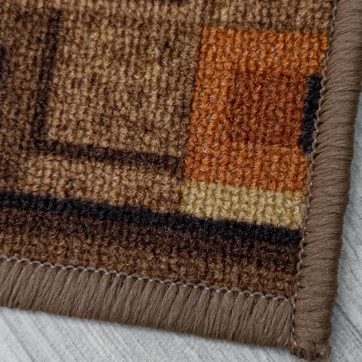 Bombay D. Marron Tapis de couloir