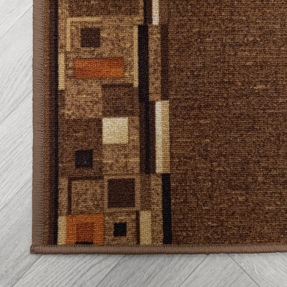 Bombay D. Marron Tapis de couloir