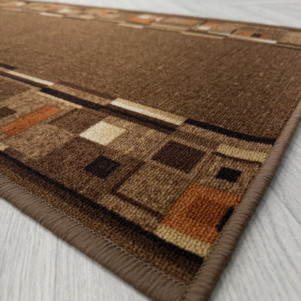 Bombay D. Marron Tapis de couloir