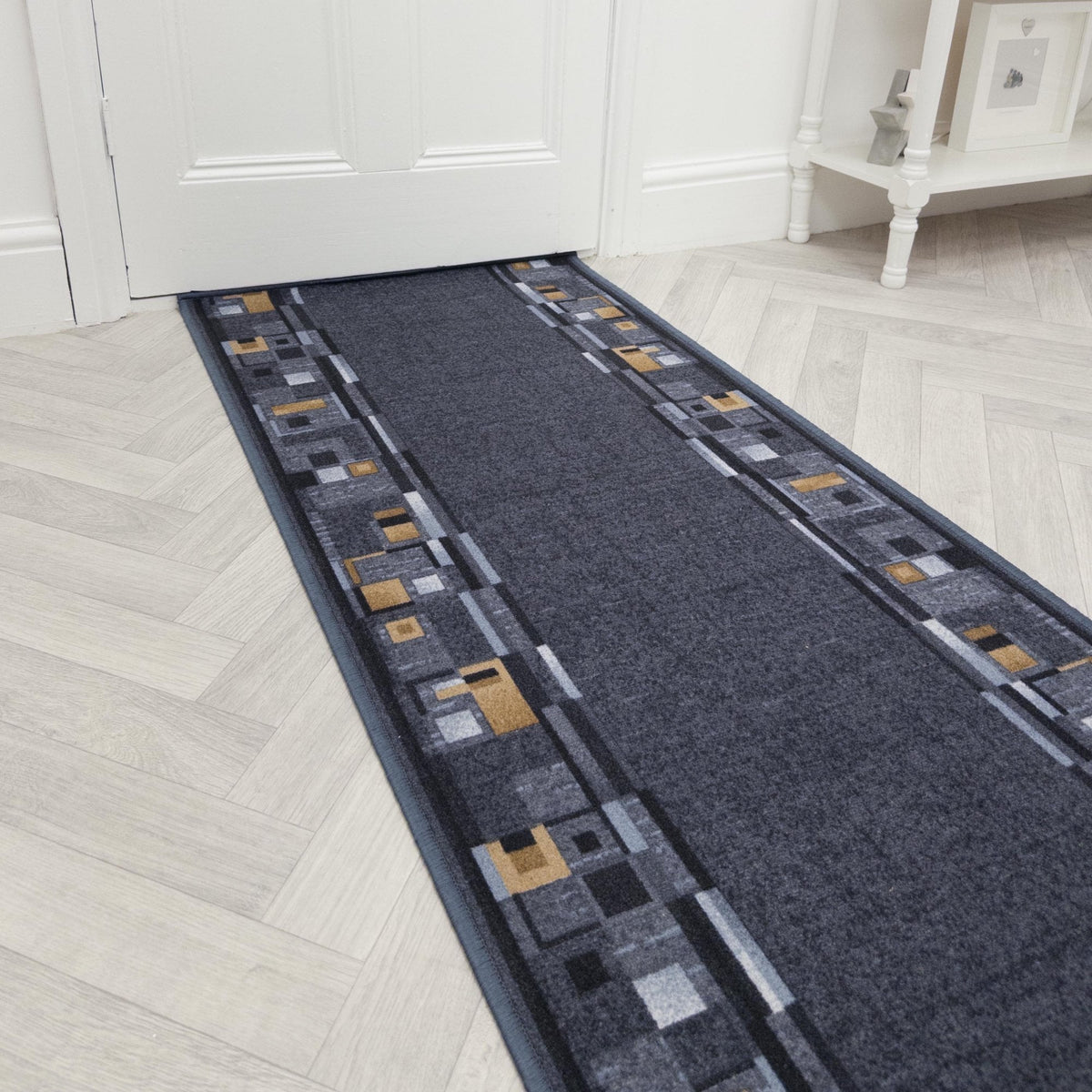 Bombay Graphite  Hall Runner