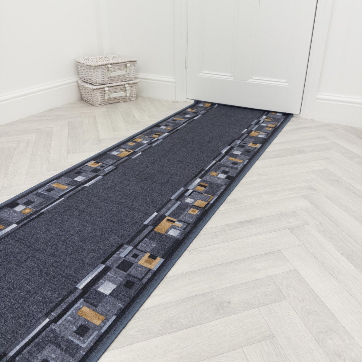 Bombay Graphite  Hall Runner