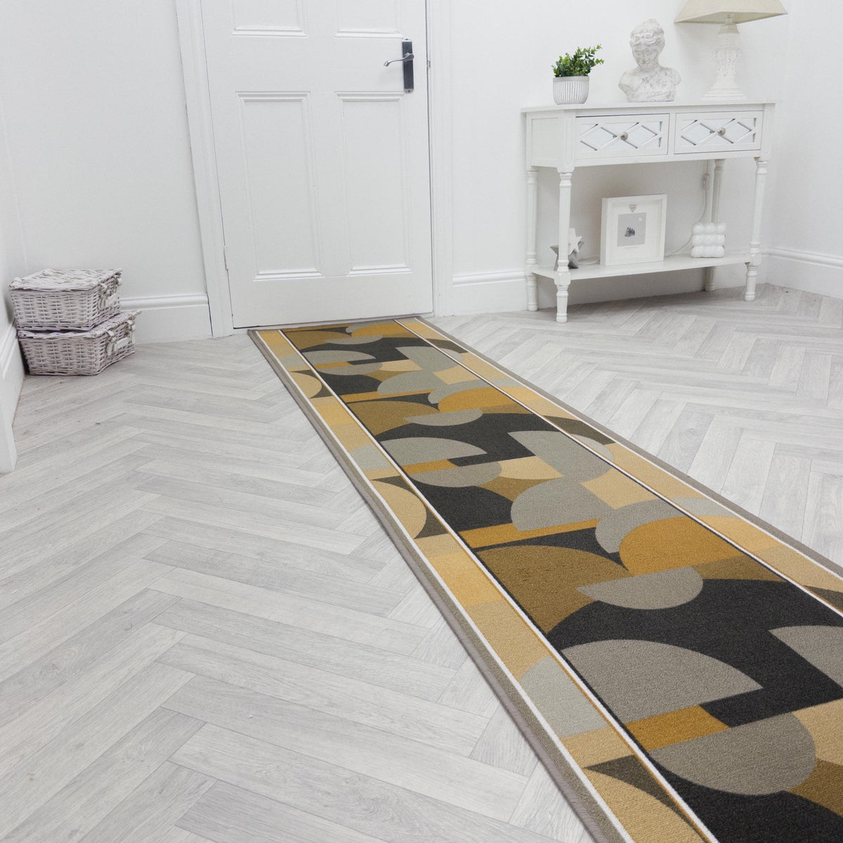 Malis Light Brown  Hall Runner