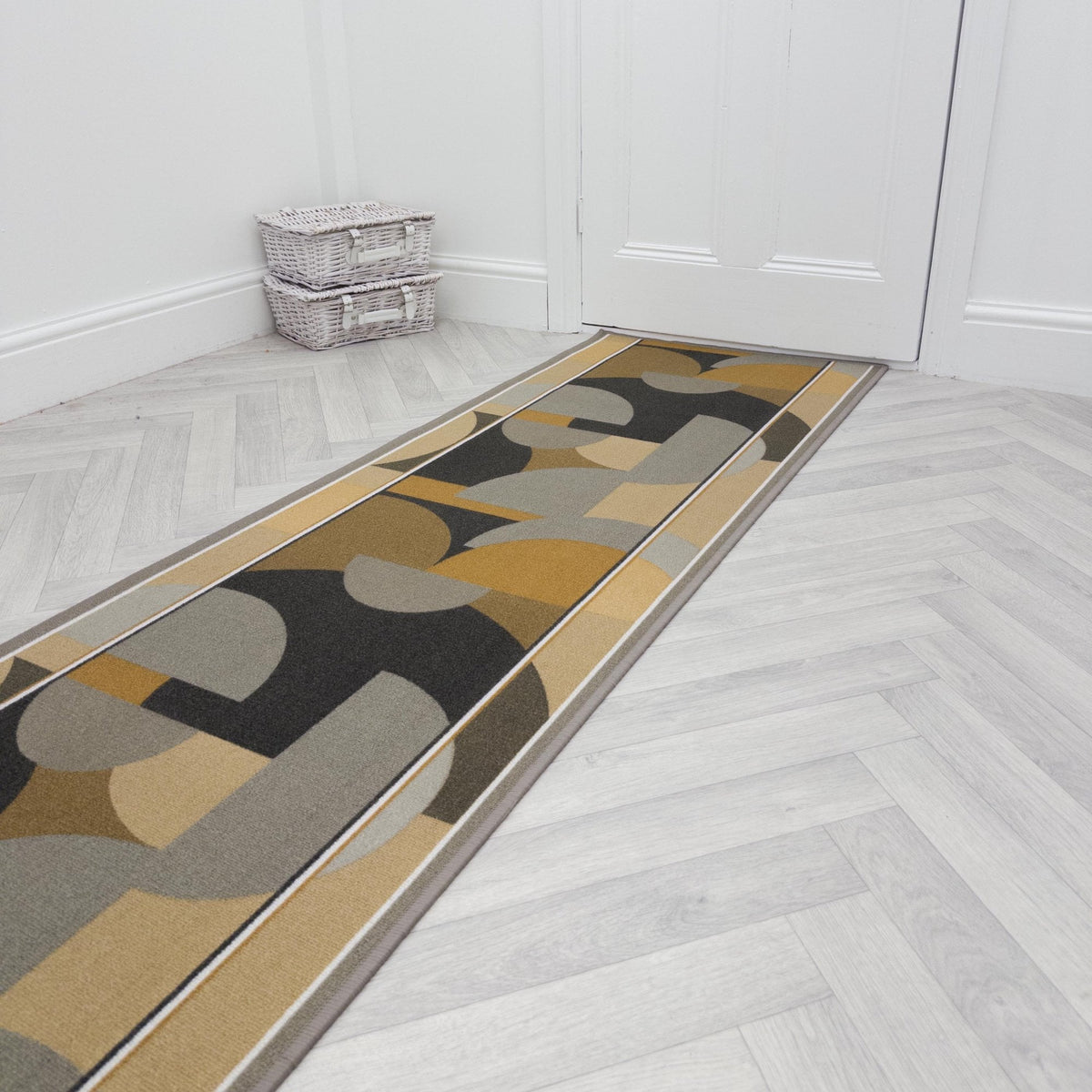 Malis Light Brown  Hall Runner