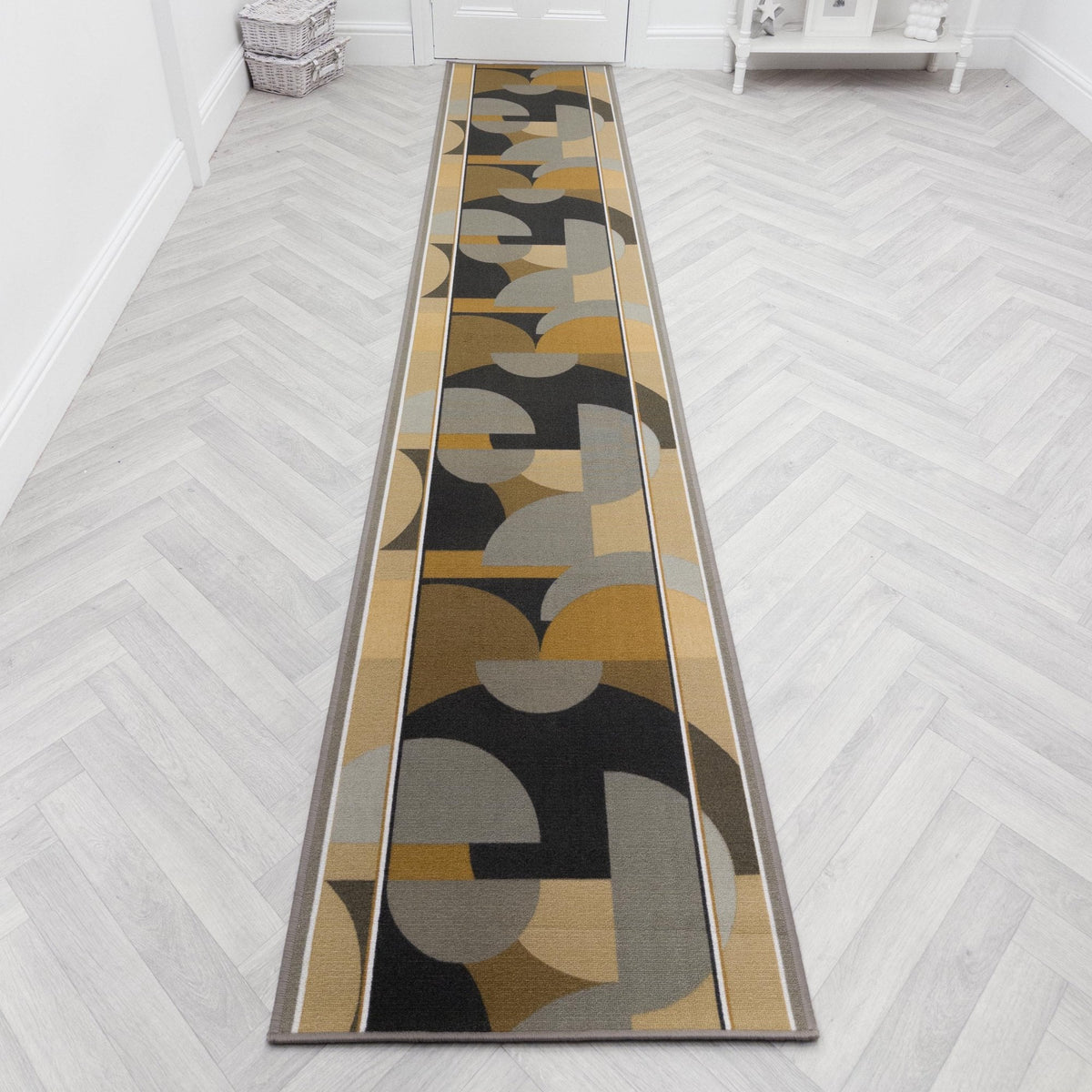 Malis Light Brown  Hall Runner