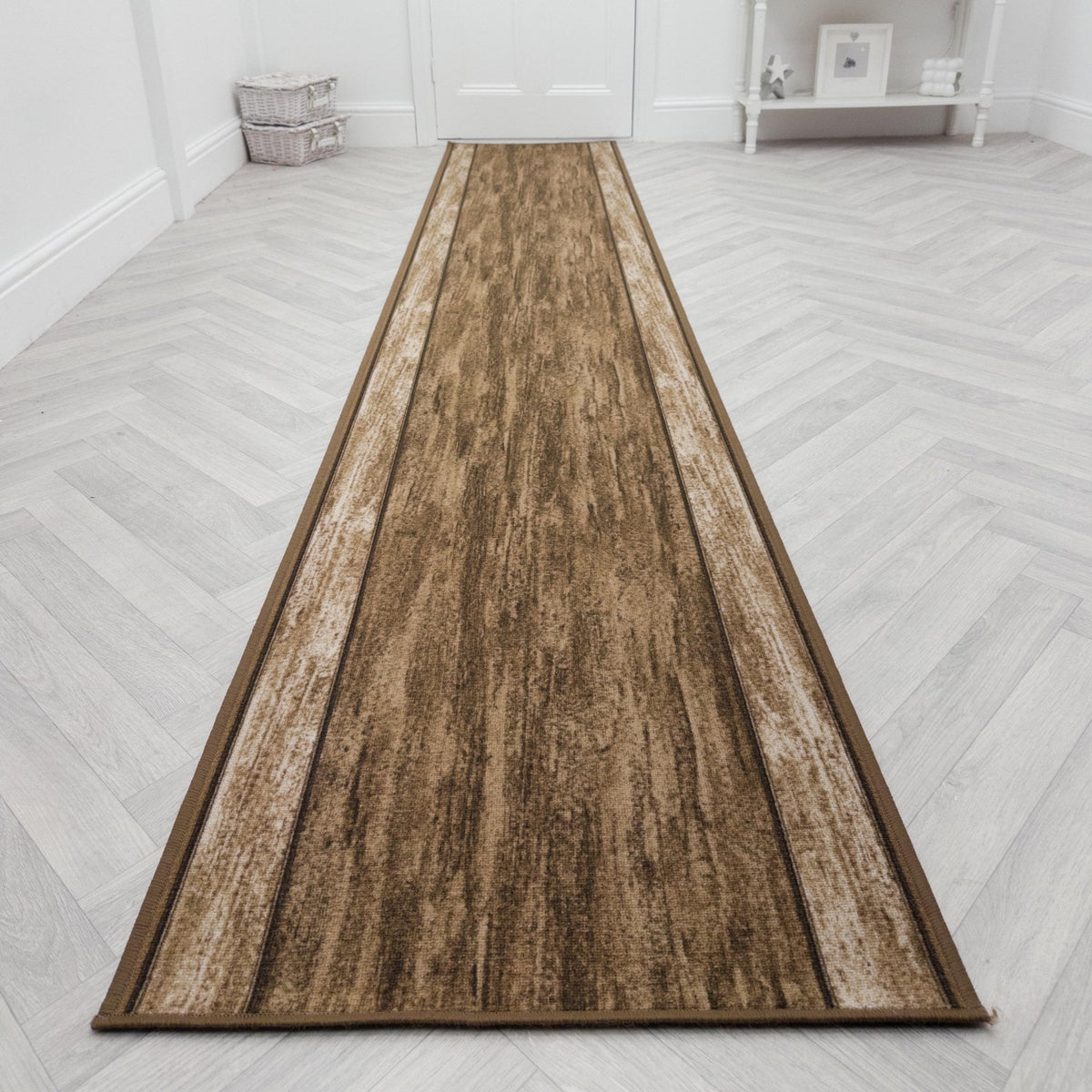 Rama Dark Brown  Hall Runner