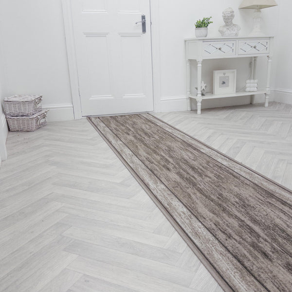 Rama Light Brown  Hall Runner