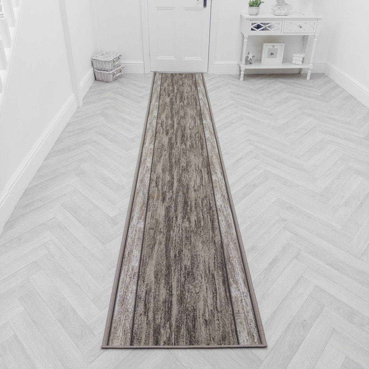 Rama Light Brown  Hall Runner