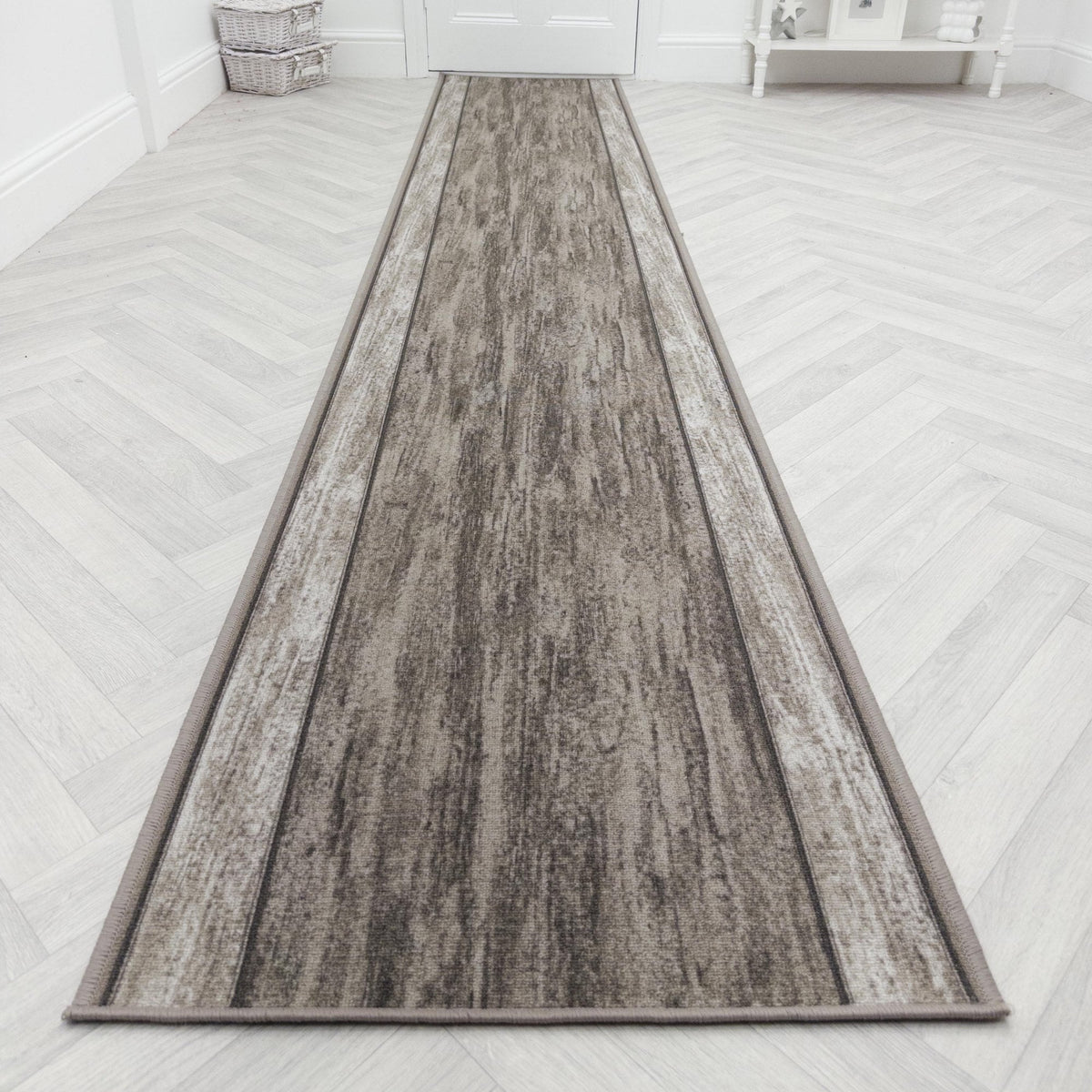 Rama Light Brown  Hall Runner
