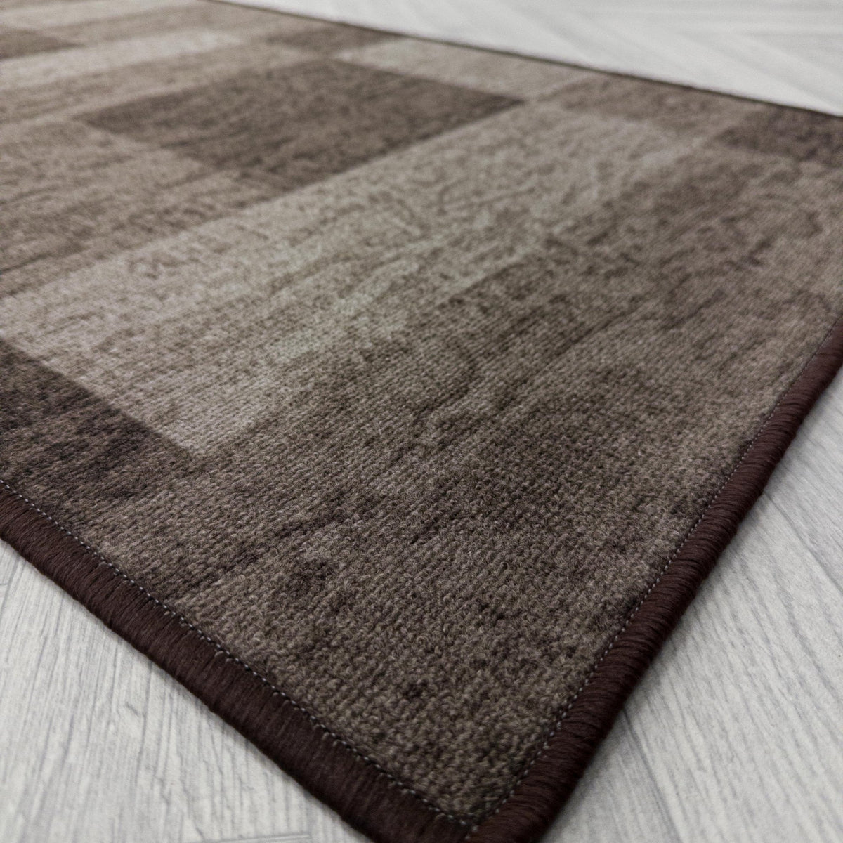 Icona Dark Brown  Rug Runner