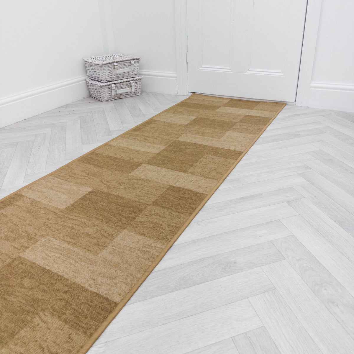 Icona Light Brown  Hall Runner