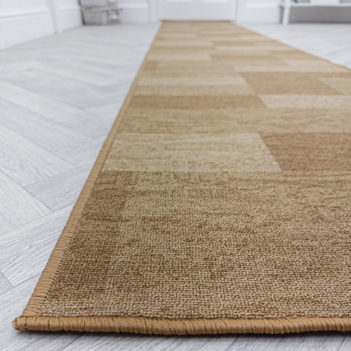 Icona Light Brown  Hall Runner