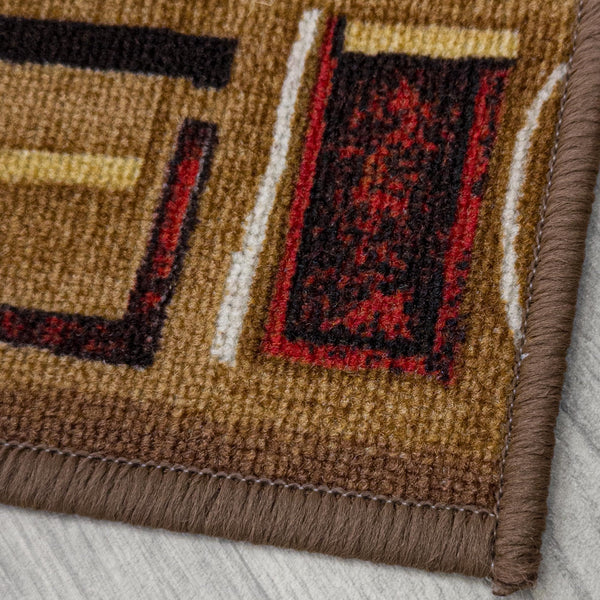 Jena Brown Hallway Carpet Runner