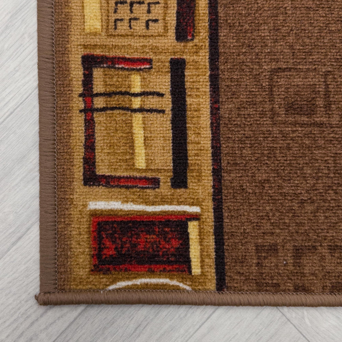 Jena Brown Hallway Carpet Runner
