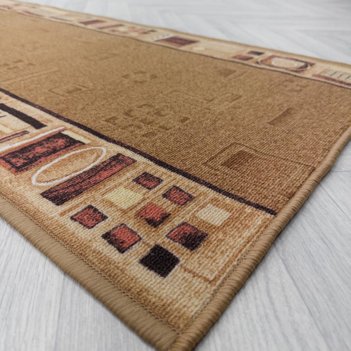 Jena Beige Hallway Carpet Runner