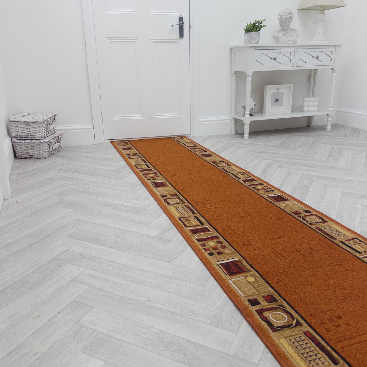Jena Terre cuite Tapis de couloir