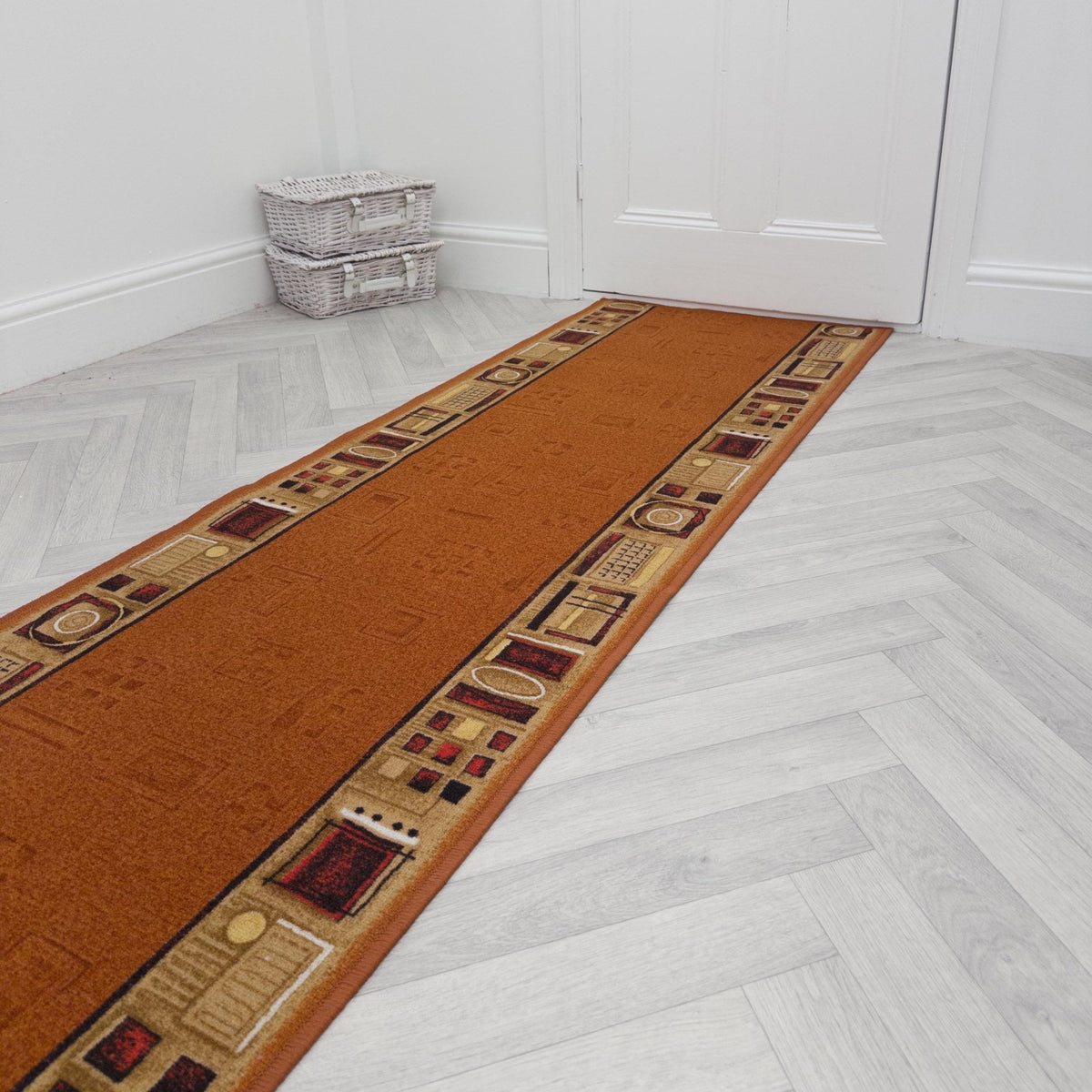 Jena Terre cuite Tapis de couloir