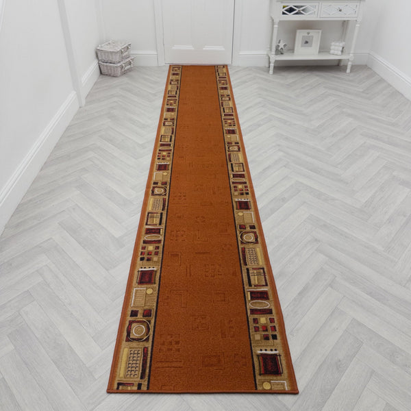 Jena Terre cuite Tapis de couloir