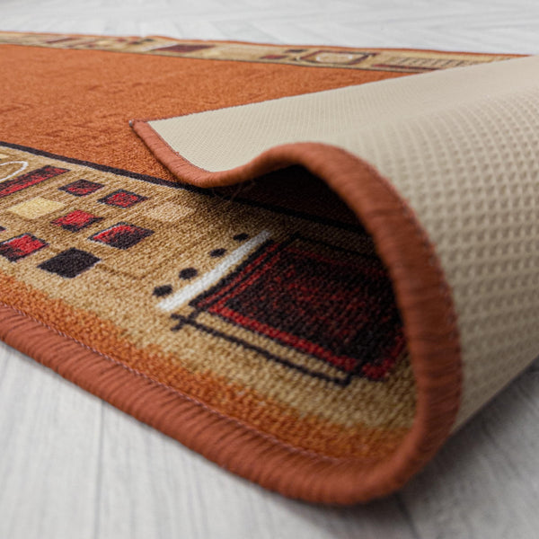 Jena Terre cuite Tapis de couloir