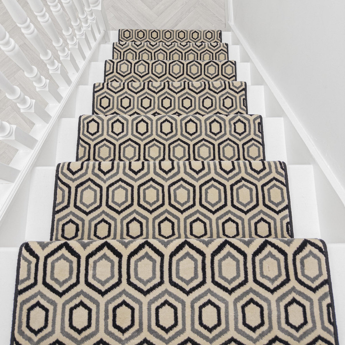 Regents Modern Penny Lane Stair Runner