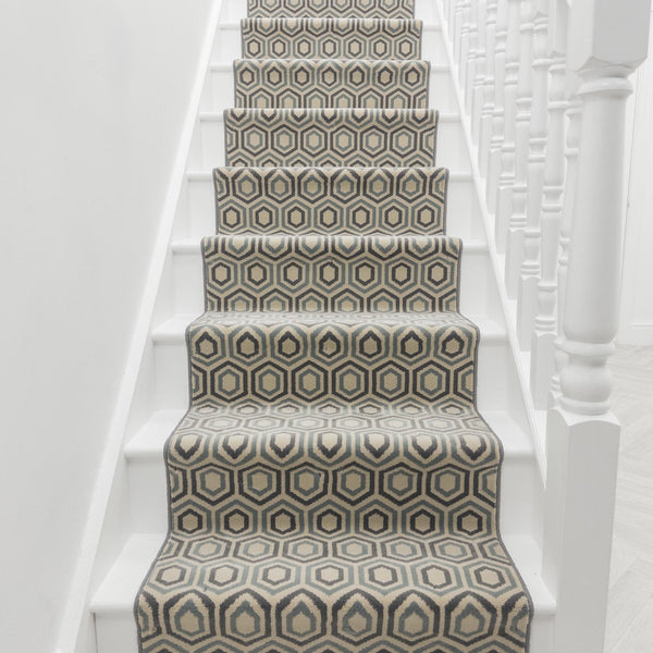 Regents Modern Blue Sky Stair Runner