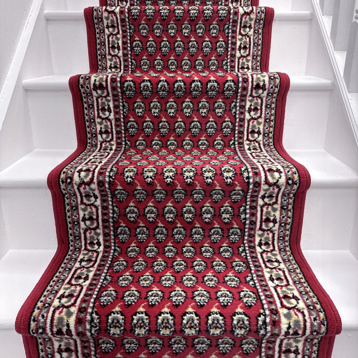 Peacock Red Stair Runner