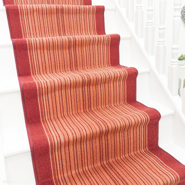 Carnaby Terracotta Stair Runner