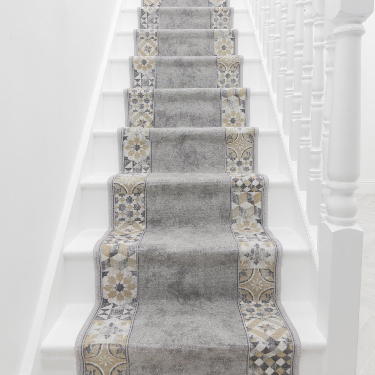 Murcia Grey Stair Runner
