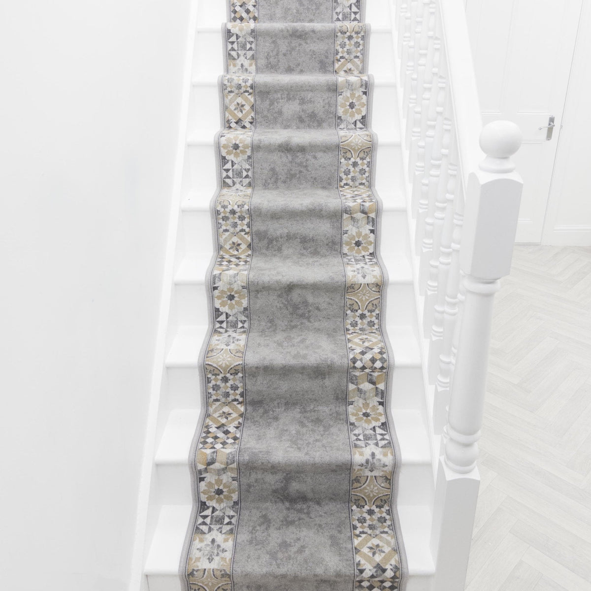 Murcia Grey Stair Runner