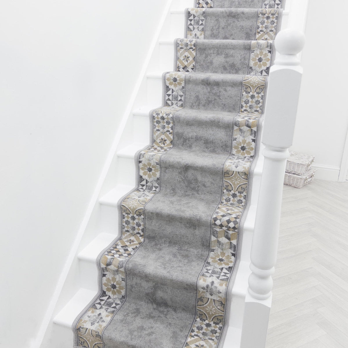 Murcia Grey Stair Runner