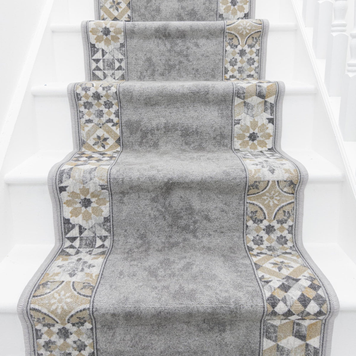 Murcia Grey Stair Runner