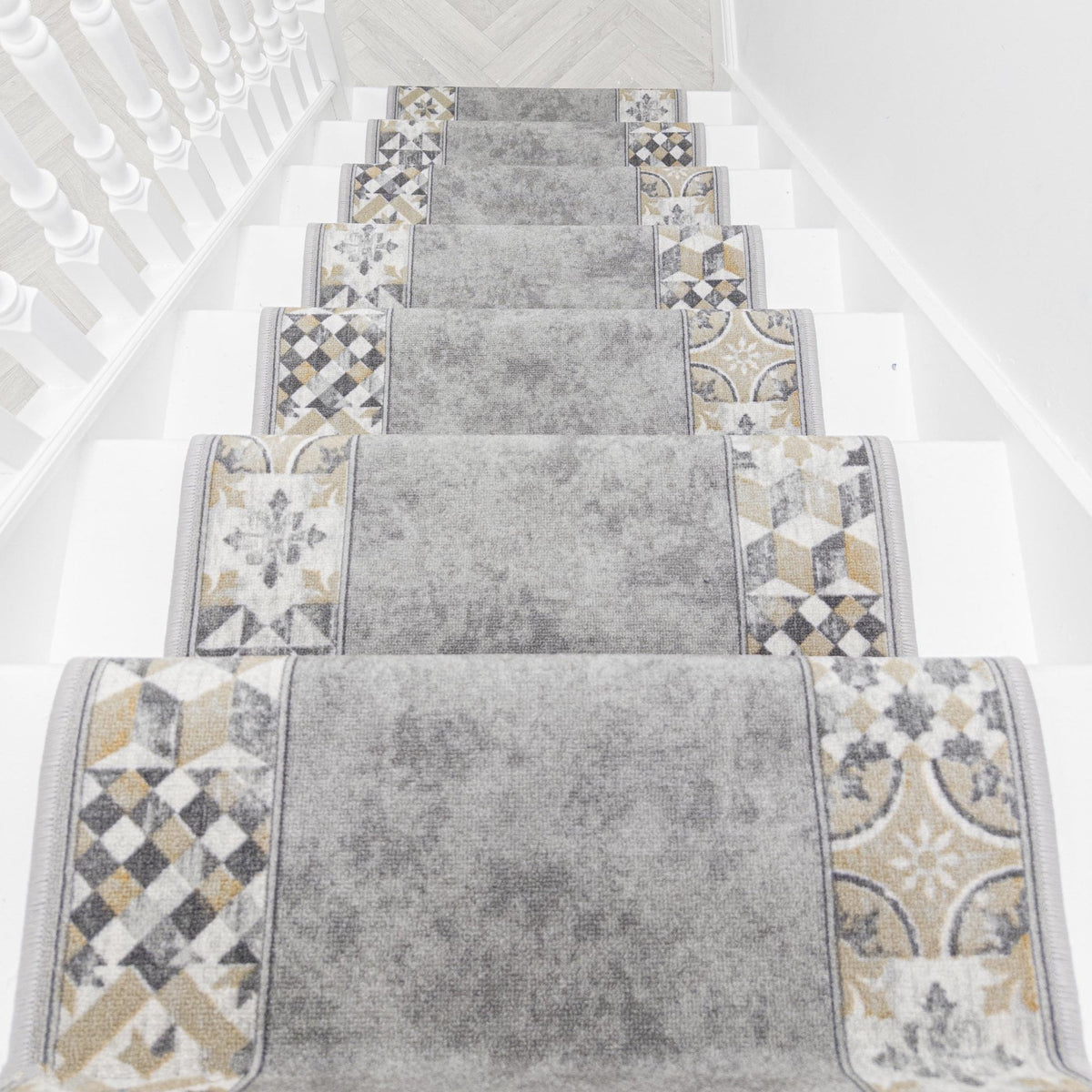 Murcia Grey Stair Runner