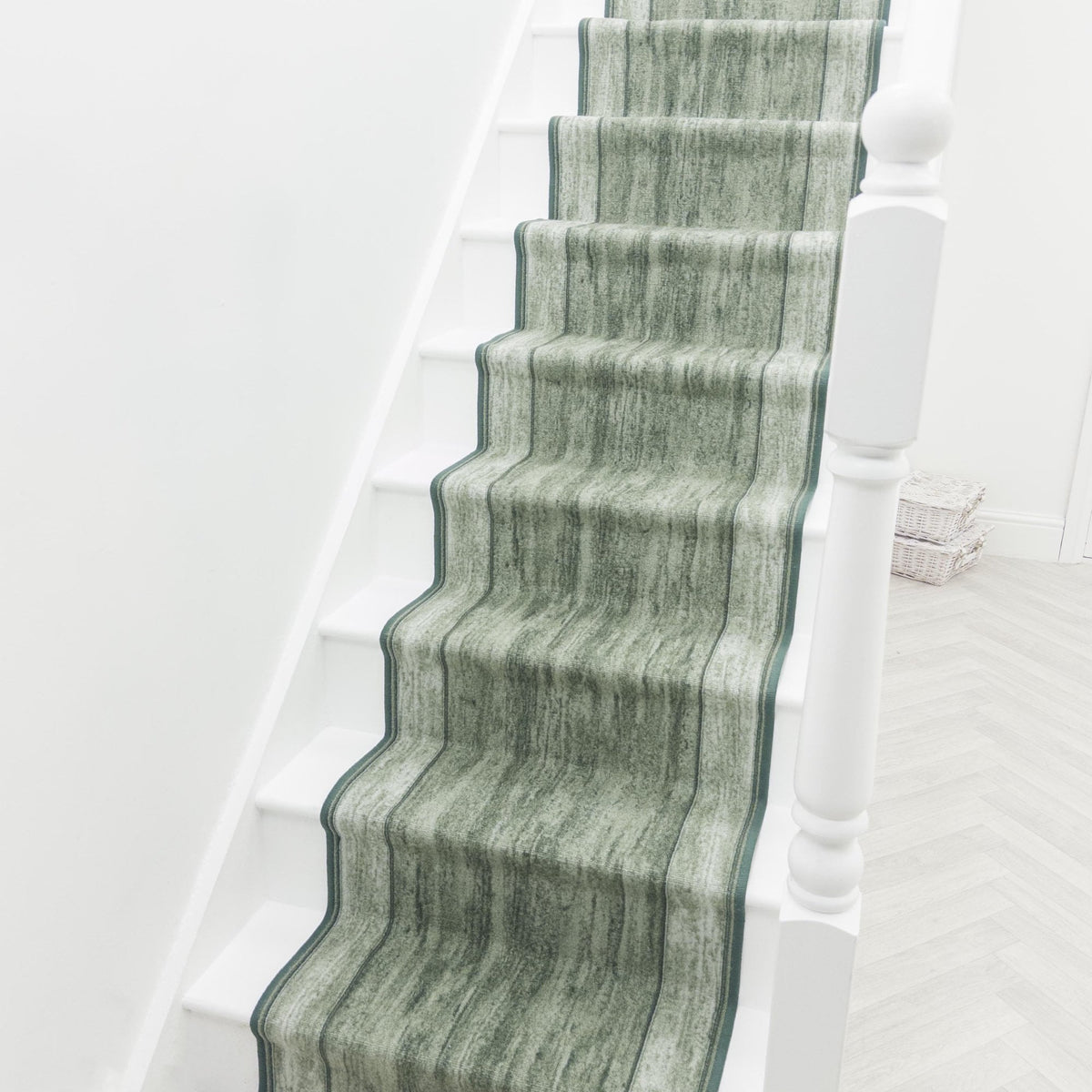 Rama Green Stair Runner