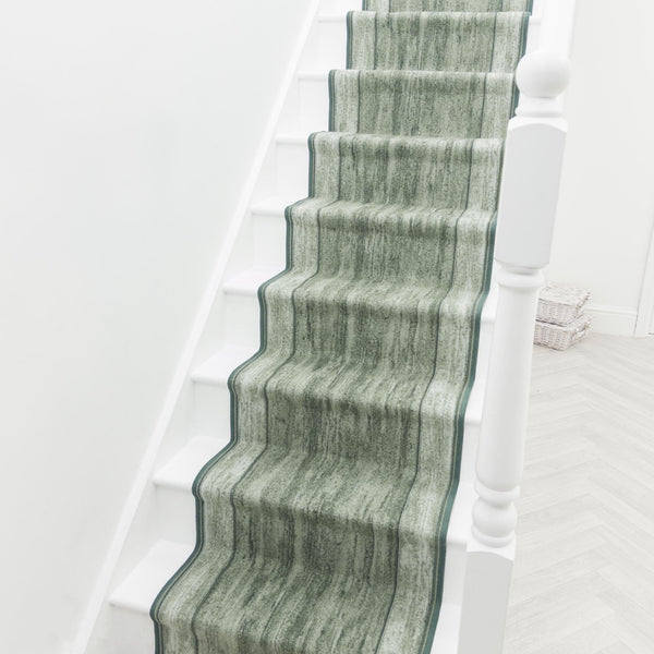 Rama Green Stair Runner