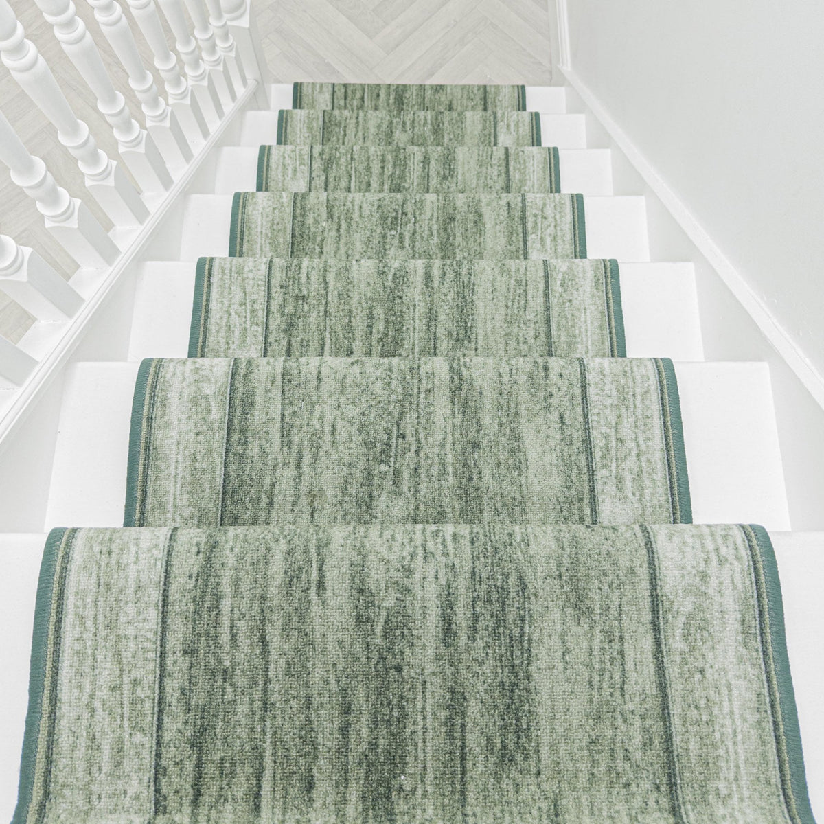 Rama Green Stair Runner