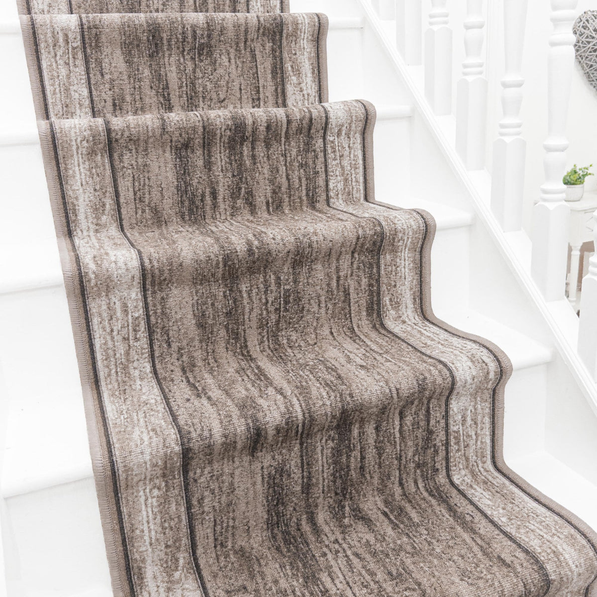 Rama Light Brown Stair Runner